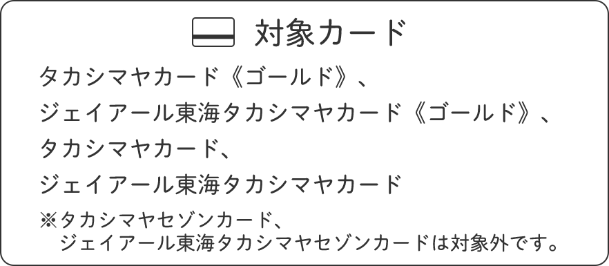 対象カード